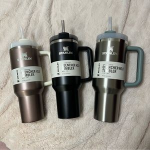 PACK OF 3 NEW COLORS! Stanley THE QUENCHER H2.0 FLOWSTATE™ TUMBLER | 40 OZ